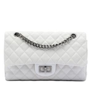 Pre-Loved Chanel Quilted Caviar Reissue 2.55 Double Flap 225